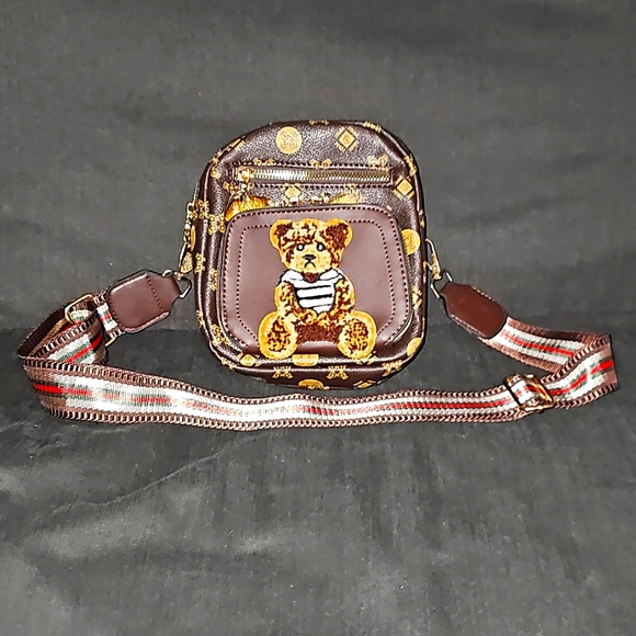 Mini Teddy Bear Shoulder/Crossbody Purse - Picture 1 of 4